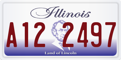IL license plate A122497