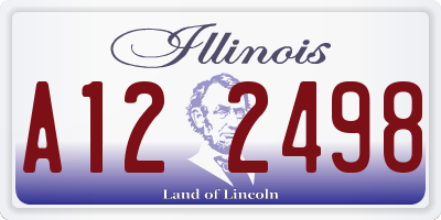 IL license plate A122498