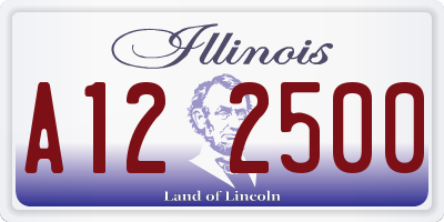 IL license plate A122500