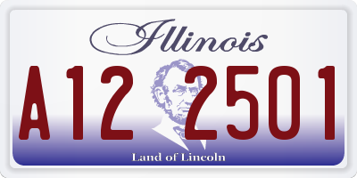 IL license plate A122501