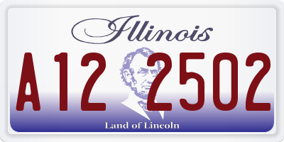 IL license plate A122502