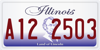IL license plate A122503