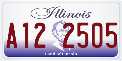 IL license plate A122505