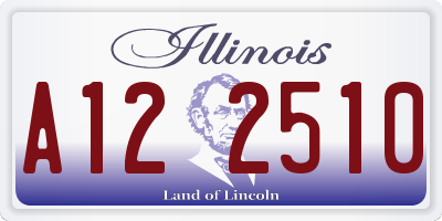 IL license plate A122510