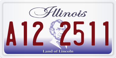 IL license plate A122511