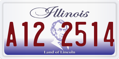 IL license plate A122514