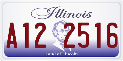 IL license plate A122516