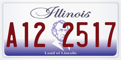IL license plate A122517