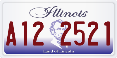 IL license plate A122521