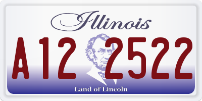 IL license plate A122522