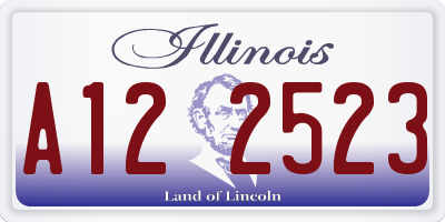 IL license plate A122523