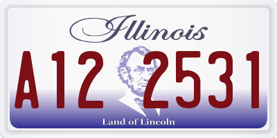 IL license plate A122531
