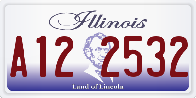 IL license plate A122532