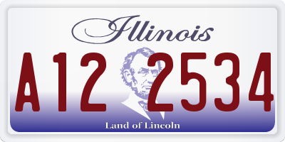 IL license plate A122534