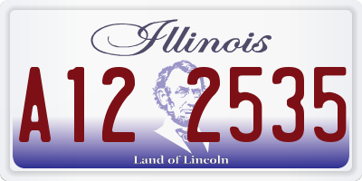 IL license plate A122535