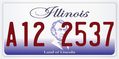 IL license plate A122537
