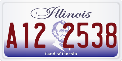 IL license plate A122538