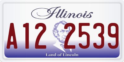 IL license plate A122539
