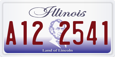 IL license plate A122541