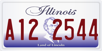 IL license plate A122544