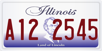 IL license plate A122545