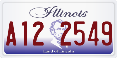 IL license plate A122549