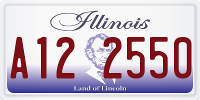 IL license plate A122550