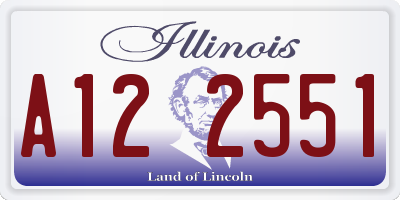 IL license plate A122551
