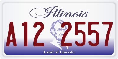 IL license plate A122557