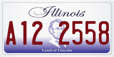 IL license plate A122558