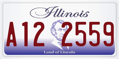 IL license plate A122559