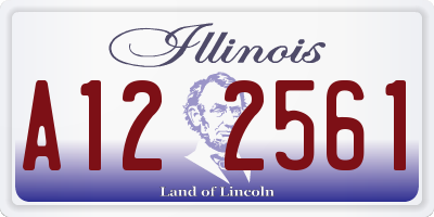 IL license plate A122561