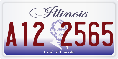 IL license plate A122565