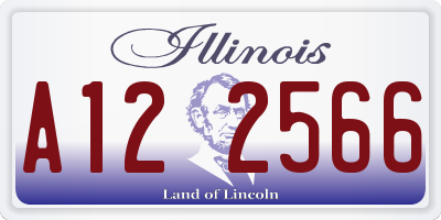 IL license plate A122566