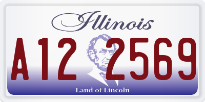 IL license plate A122569