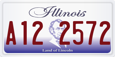 IL license plate A122572