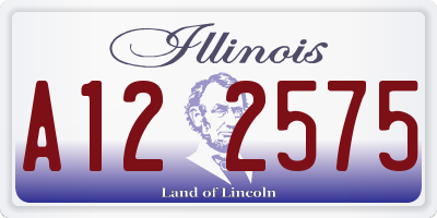 IL license plate A122575