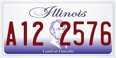 IL license plate A122576