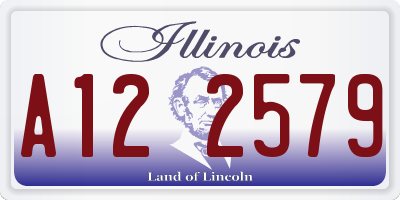 IL license plate A122579
