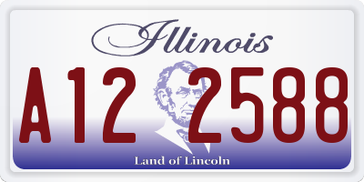 IL license plate A122588