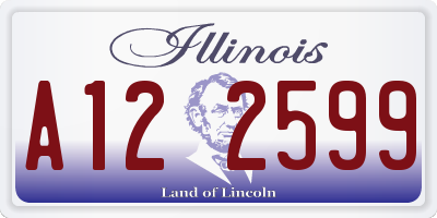 IL license plate A122599