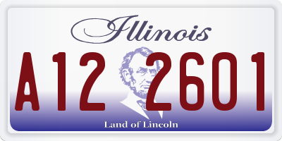 IL license plate A122601