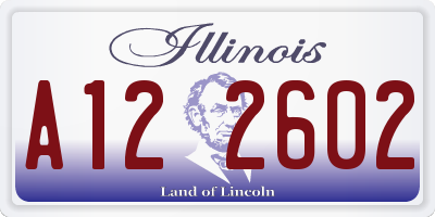 IL license plate A122602