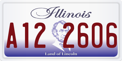 IL license plate A122606
