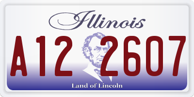 IL license plate A122607