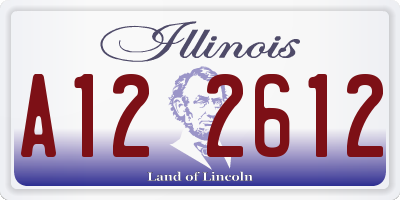 IL license plate A122612