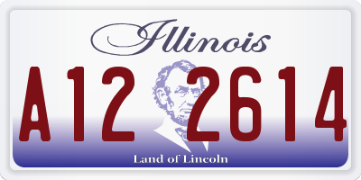 IL license plate A122614