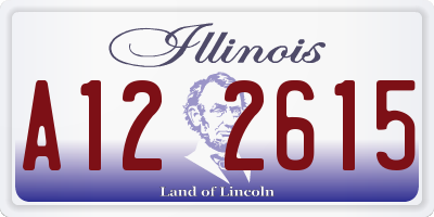IL license plate A122615