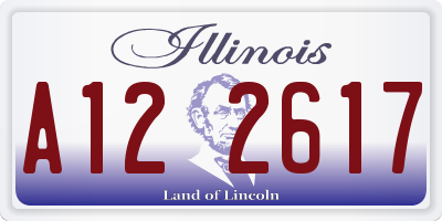 IL license plate A122617