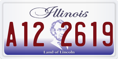 IL license plate A122619